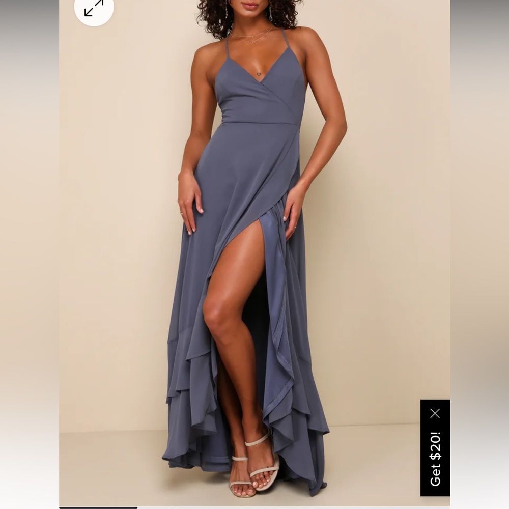 Cute blue maxi dress!